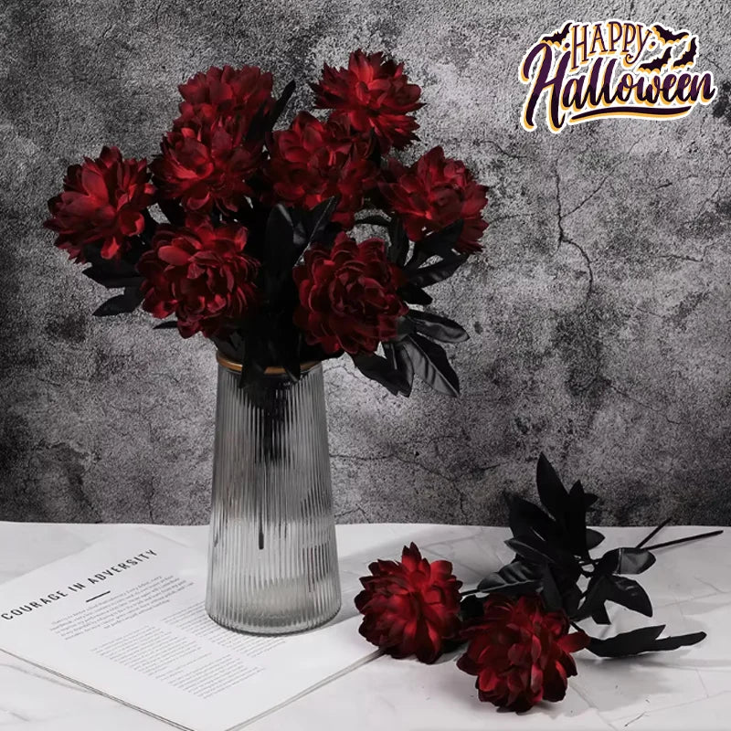 Lifelike Silk Dahlia Artificial Flower Bouquet – Wedding & Party Artificial Flower Bouquet Babs