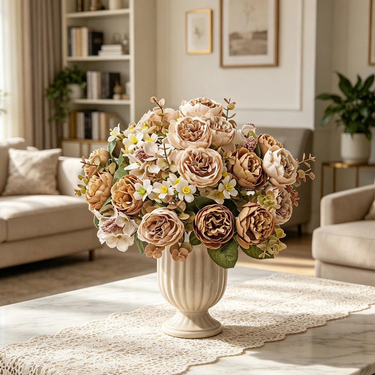 Artificial Silk Peony Flowers – Wedding & Home Décor Artificial Silk Flowers Babs