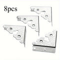34mm Iron Corner Guards for Wooden & Gift Boxes – 4-Sided Box Corner Protectors Babs Silvery