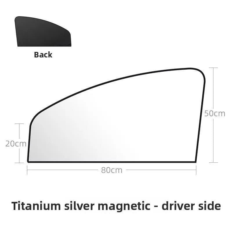 Magnetic Car Window Sunshade – UV & Heat Blocking Curtain Car Window Sunshade Babs 1PC-frontmaindriver