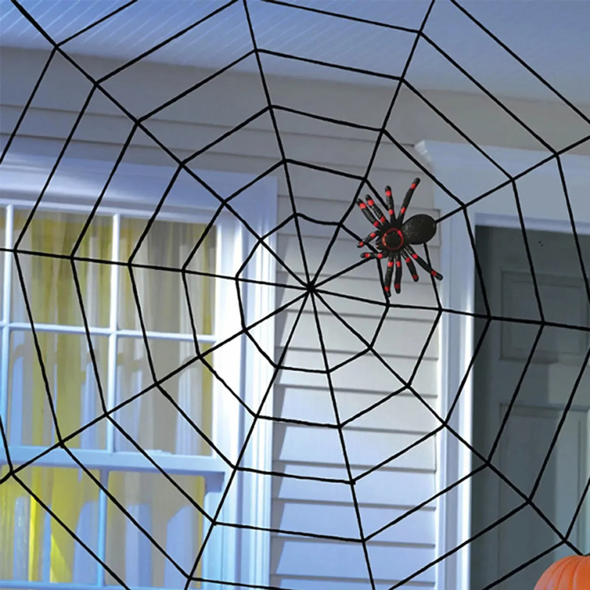 Giant Halloween Spider Web Cobweb Decoration – Indoor & Outdoor Halloween Decoration Babs