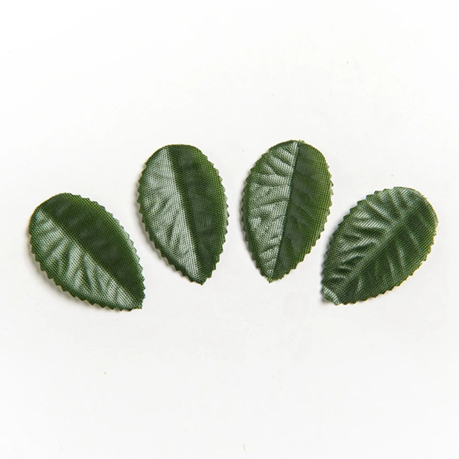 Silk Green Leaf Artificial Flowers for Wedding & Home Decor Artificial Silk Leaves Babs Style 6 4.5CM 100PCS