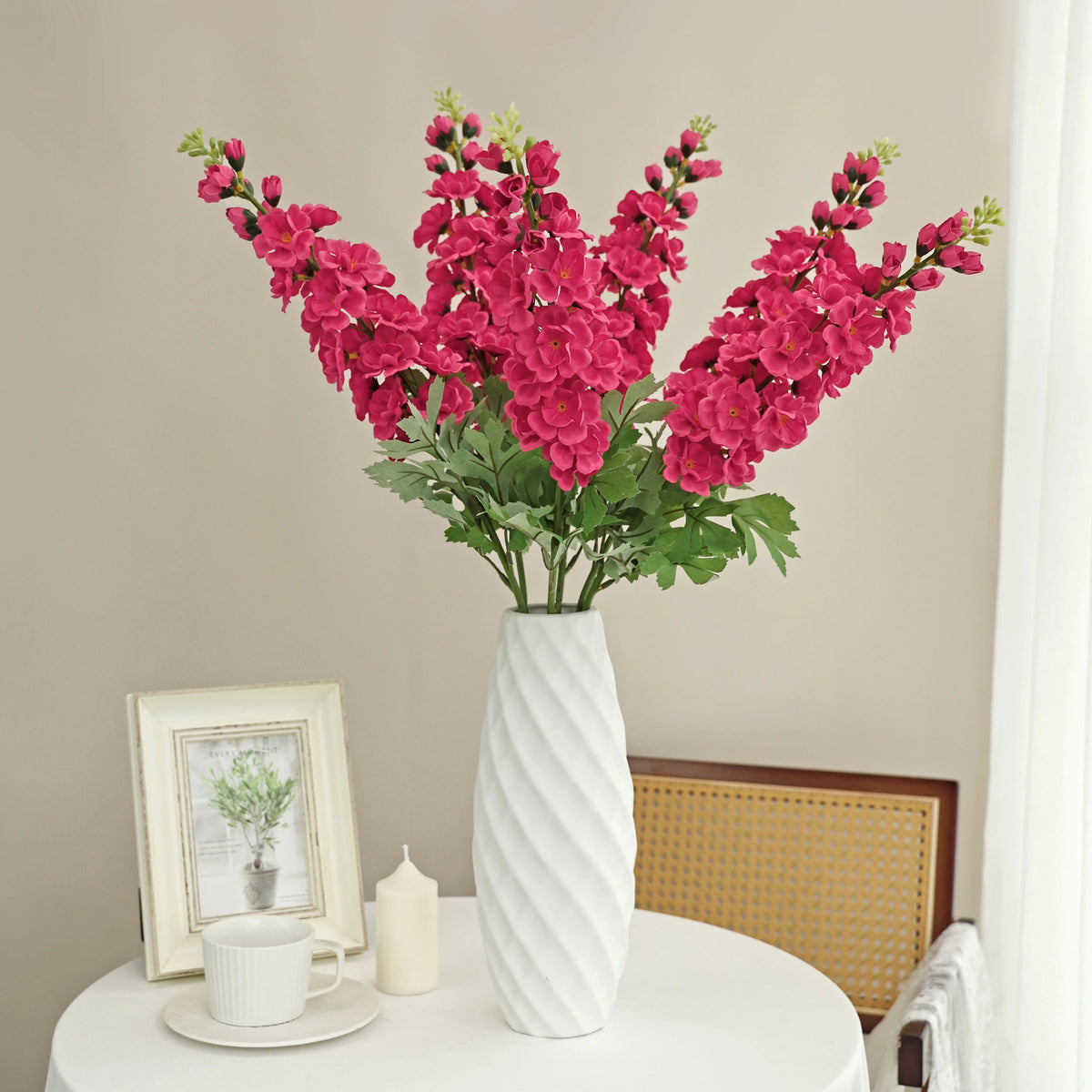 Artificial Silk Begonia Flower String – Wedding & Home Decor Artificial Flower Garland Babs
