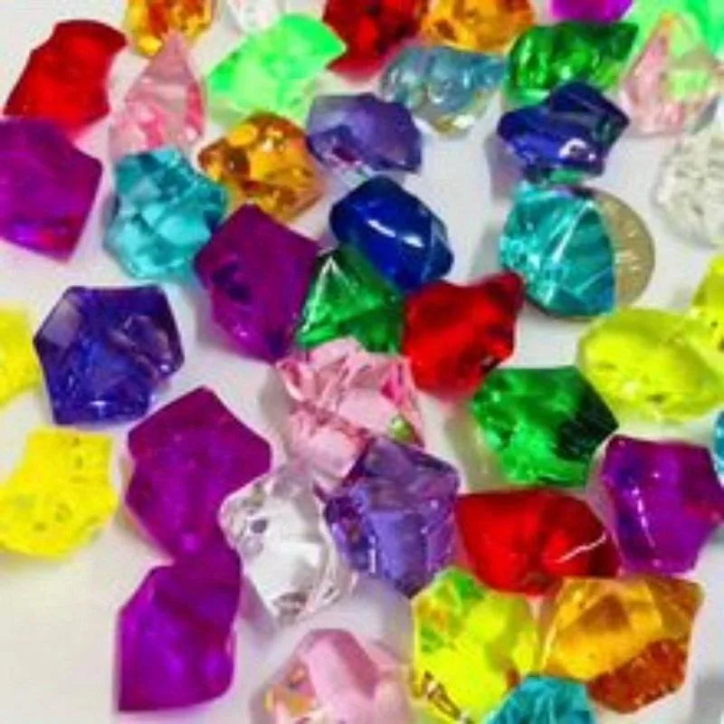 Rhinestone Acrylic Fish Tank Ornaments – 200pc Sparkling Decor Aquarium Ornament Babs