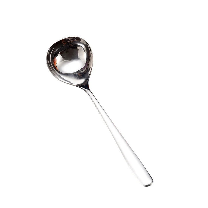 Stainless Steel Large Spoon – Long Handle Soup & Porridge Kitchen Serving Spoon Babs 1pc