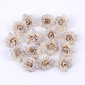 10/20Pcs Silk Artificial Roses for Wedding & Home Decor Artificial Silk Flowers Babs Light Purple 10Pcs