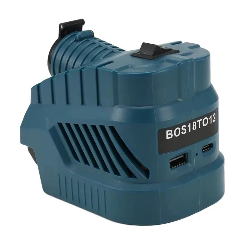Bosch GBA 18V to 12V Converter Adapter – USB, Type-C & DC Battery Power Adapter Babs