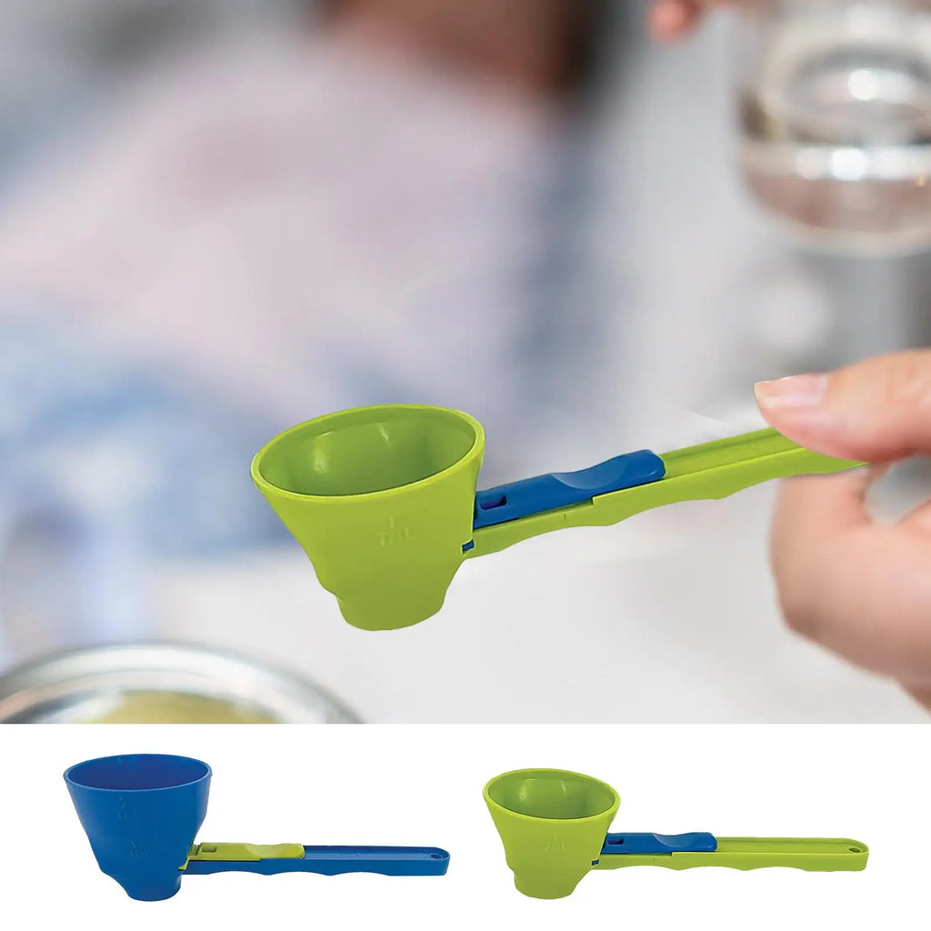 Long Handle Measuring Spoon Funnel – Powder Scoop for Bottles Measuring Spoon Funnel Babs
