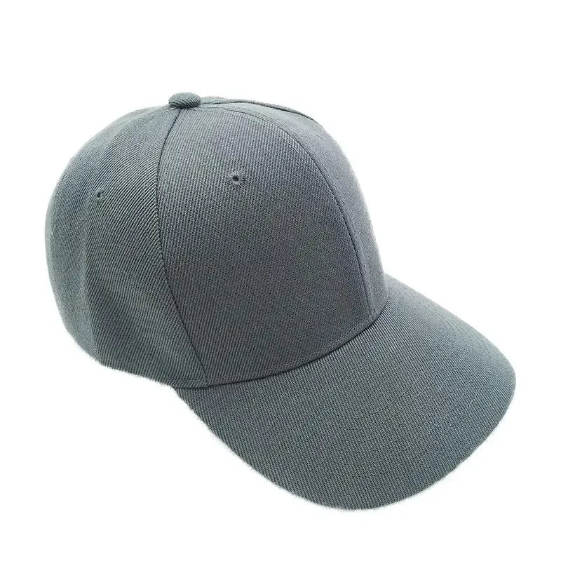 Unisex Adjustable Baseball Cap – Curved Brim Sun Visor Hat Baseball Cap Babs dark grey