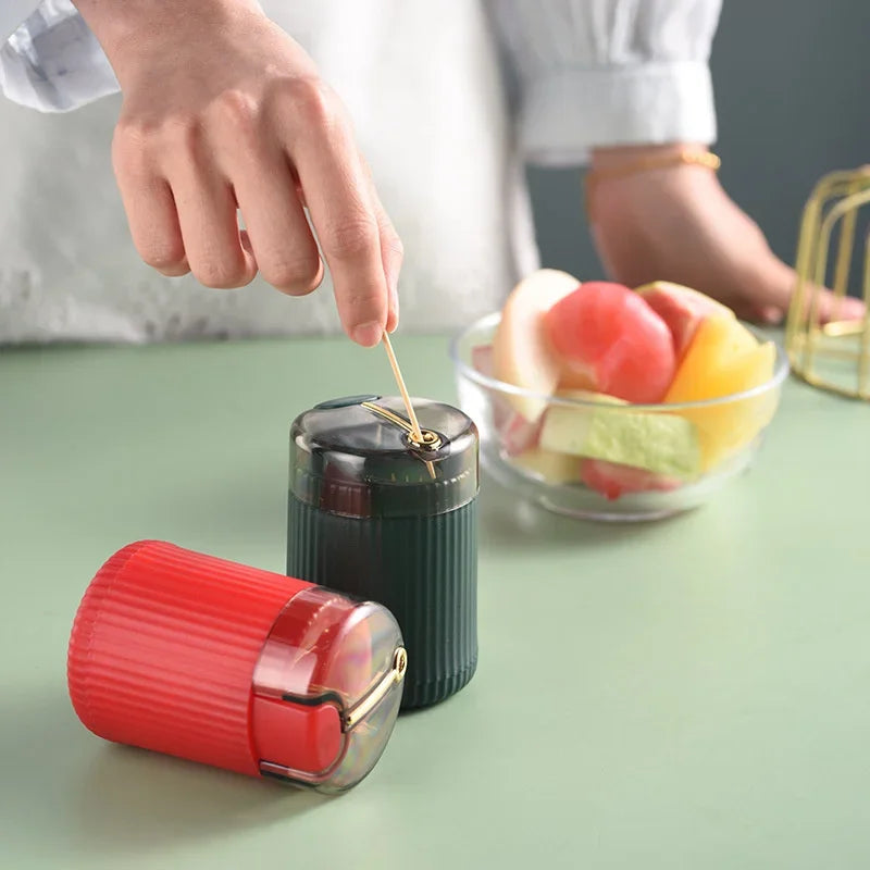 Pop-Up Automatic Toothpick Dispenser | Press & Serve Toothpick Dispenser Babs