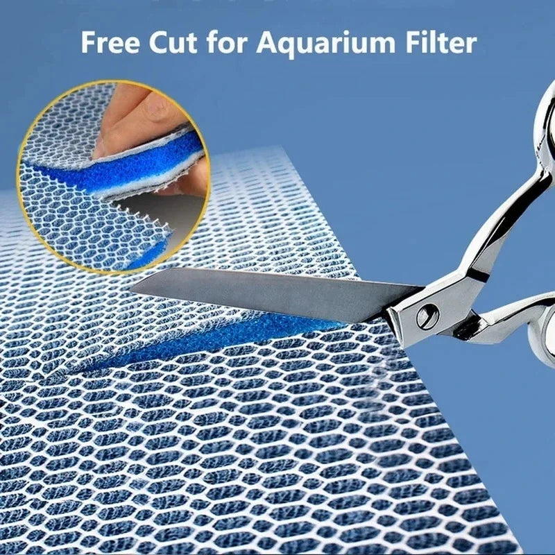 8D Aquarium Sponge Filter Pad – 8-Layer Fish Tank Filter Cotton Aquarium Filter Pad Babs