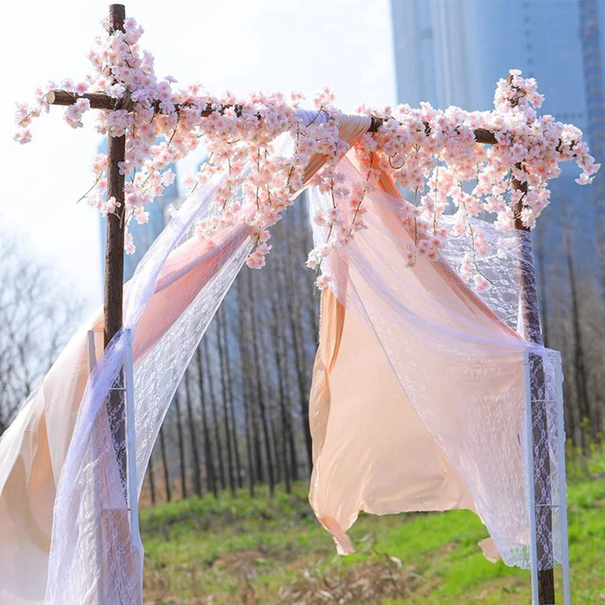 180cm Pink Artificial Sakura Vine for Wedding & Home Décor Artificial Flower Vine Babs