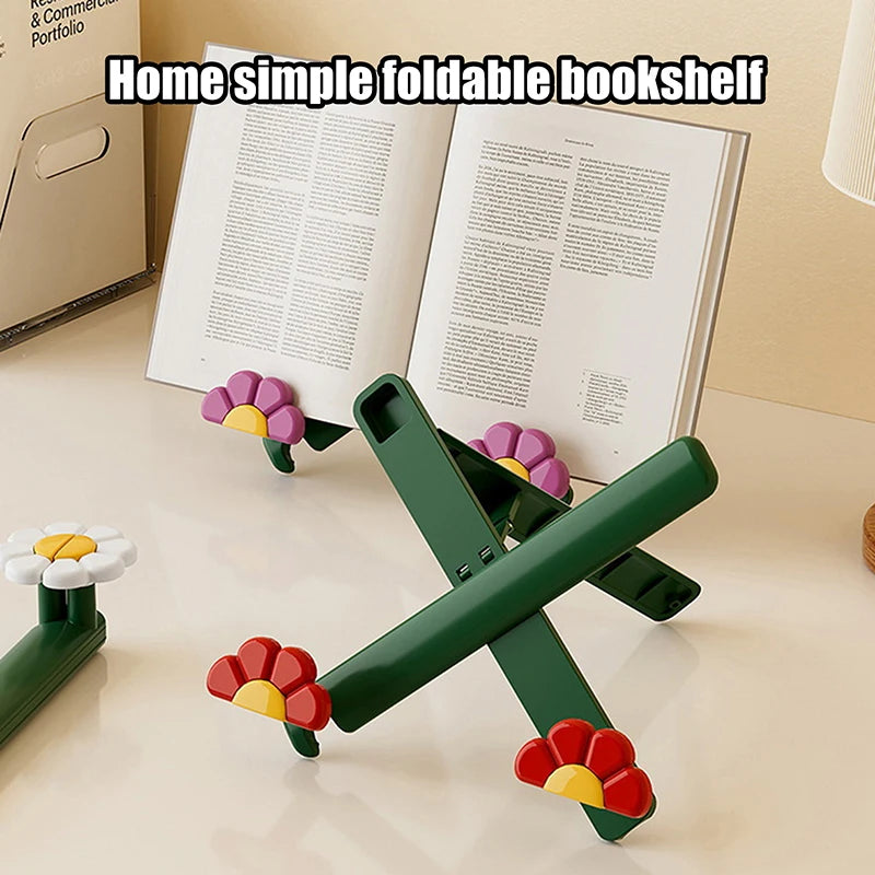 Foldable Desktop Book Stand & Tablet Phone Holder Desktop Book Stand Babs