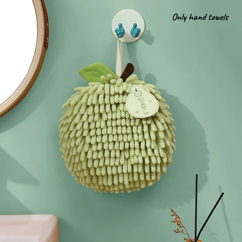 Fruit Hanging Hand Towel – Absorbent Quick-Dry Microfiber Hanging Hand Towel Babs Green