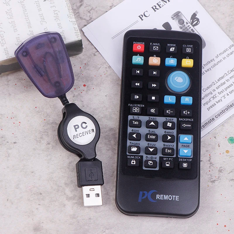 Wireless PC Mouse Remote Control with USB Receiver – Windows PC Remote Control Babs