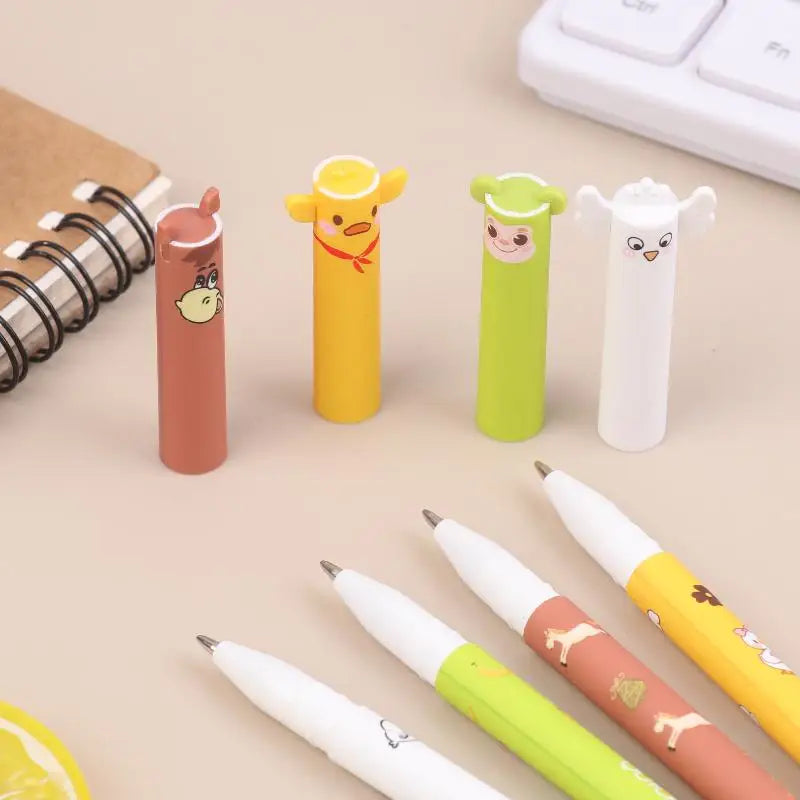 8-Pack Animal-Shaped Erasable Gel Pens for Journaling & Gifts Erasable Gel Pens Babs