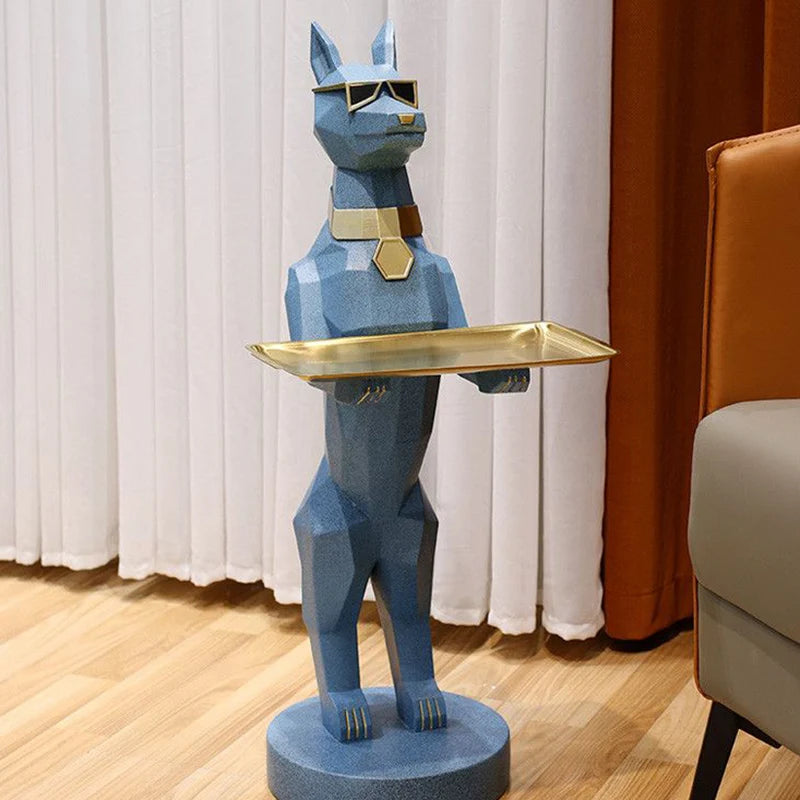 Resin Animal Figurine – Luxury Nordic Modern Home Décor Resin Home Figurine Babs Blue