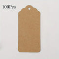 100pcs Kraft Paper Gift Tags – Wedding, Christmas & Holiday Labels Kraft Paper Gift Tags Babs Brown