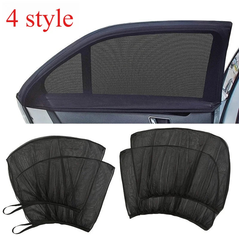 Car Sunshade Mosquito Net Curtain – Breathable Window Mesh Car Window Sunshade Babs MULTI