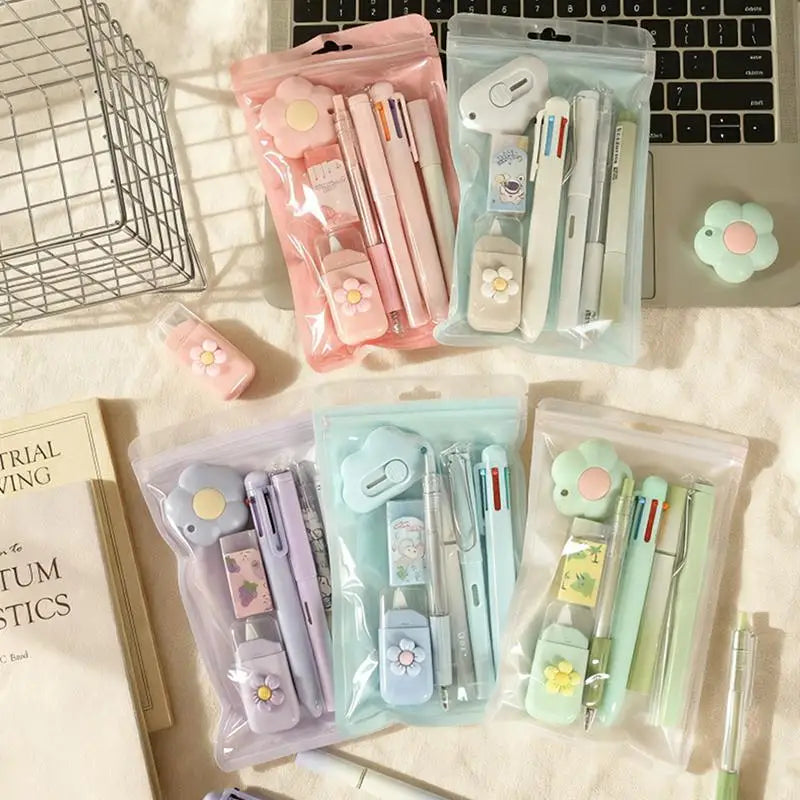 7-Piece Stationery Set – Gel Pens & Supplies, Graduation Gift Stationery Pen Set Babs