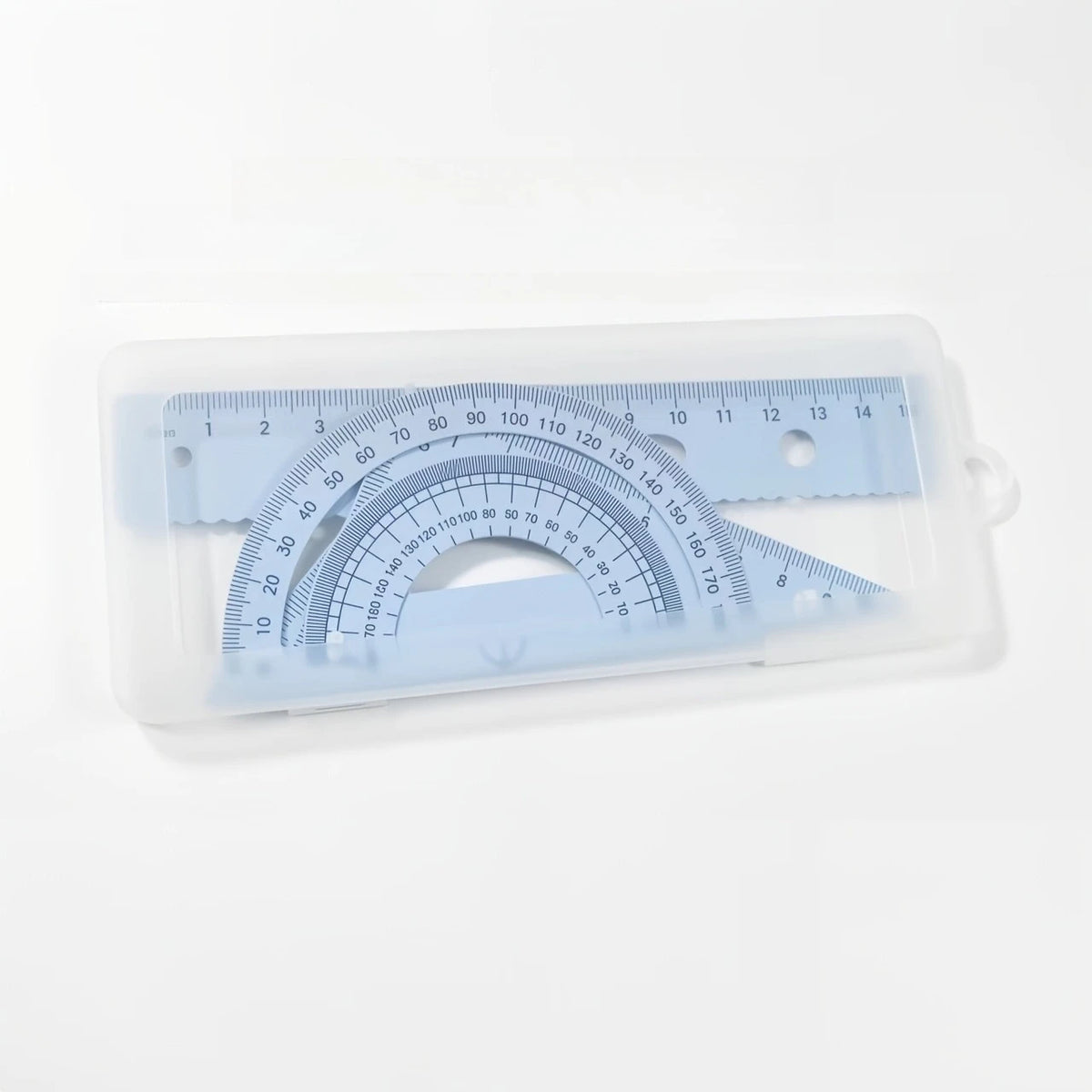 Geometric Ruler Set – Protractor, Triangle & Drawing Tools Geometric Ruler Set Babs SKY BLUE