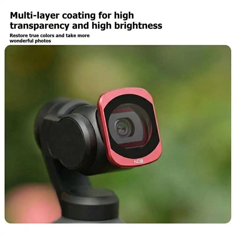 ND Filter Kit for DJI Pocket 4/3 – ND8 ND16 ND32 ND64 Glass Camera Lens Filter Kit Babs