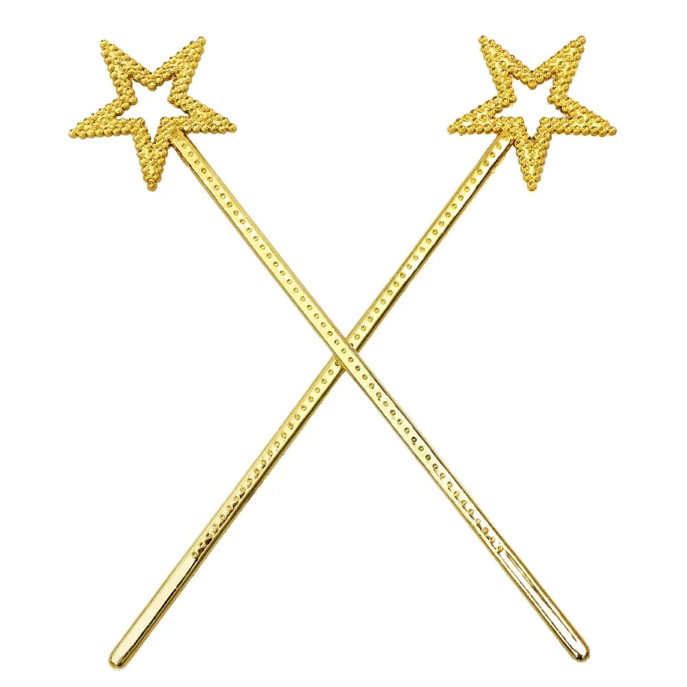 30pcs Star Fairy Magic Wands – Gold & Silver Party Favors Party Favor Wands Babs mix colors