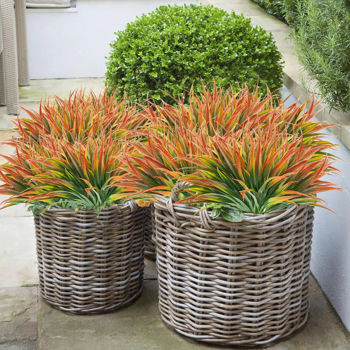 Artificial Grass Bracketplant Décor – 6 or 12 Pack, 40cm Artificial Plant Decor Babs