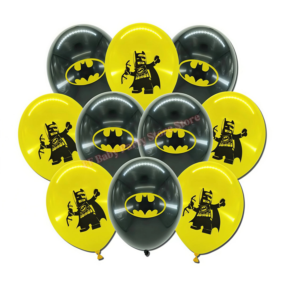 Bat Superhero Birthday Party Kit – Tableware, Balloons & Decor