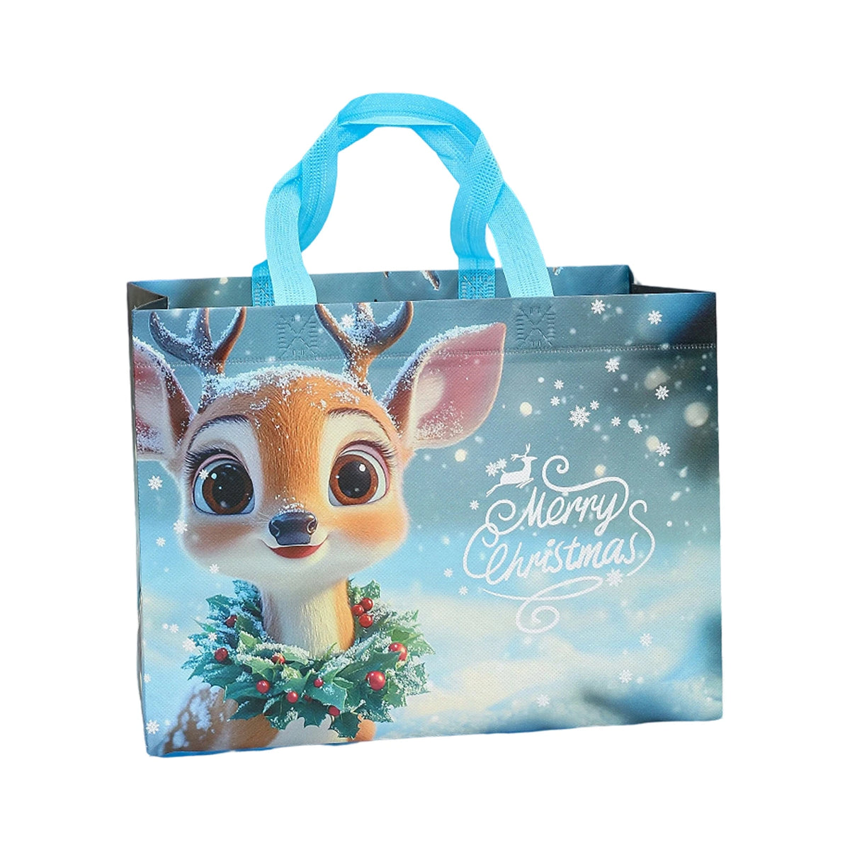 Reusable Non-Woven Christmas Gift Bags with Handles Christmas Gift Bags Babs One Size One Size B