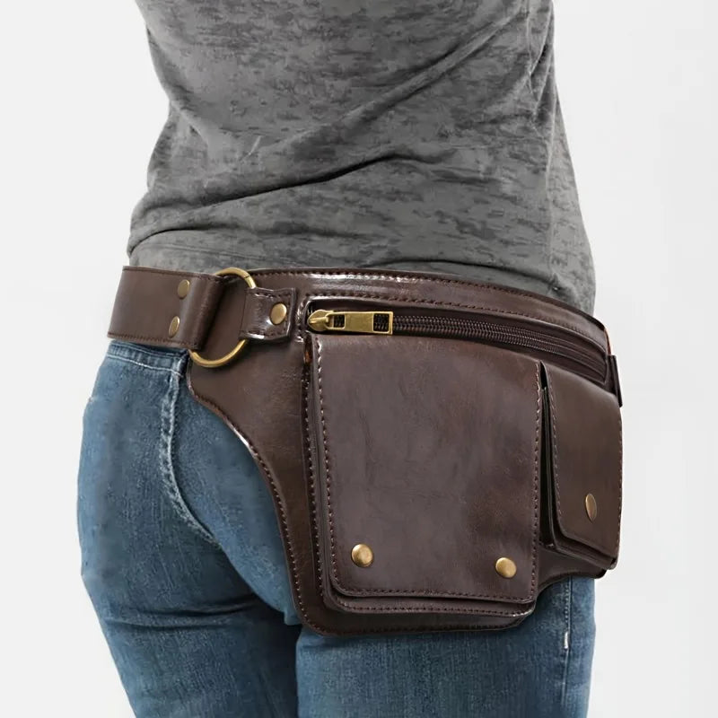 Babs Solid Color Chest Bag – Adjustable Strap, Magnetic Closure Chest & Waist Bag Babs
