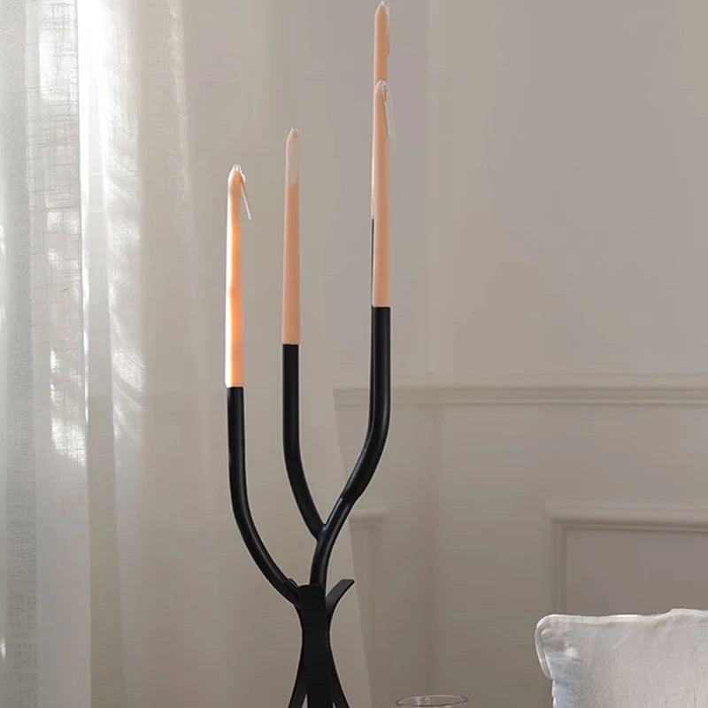Vintage Metal Candle Holders – Nordic Minimalist Candlestick Metal Candle Holder Babs