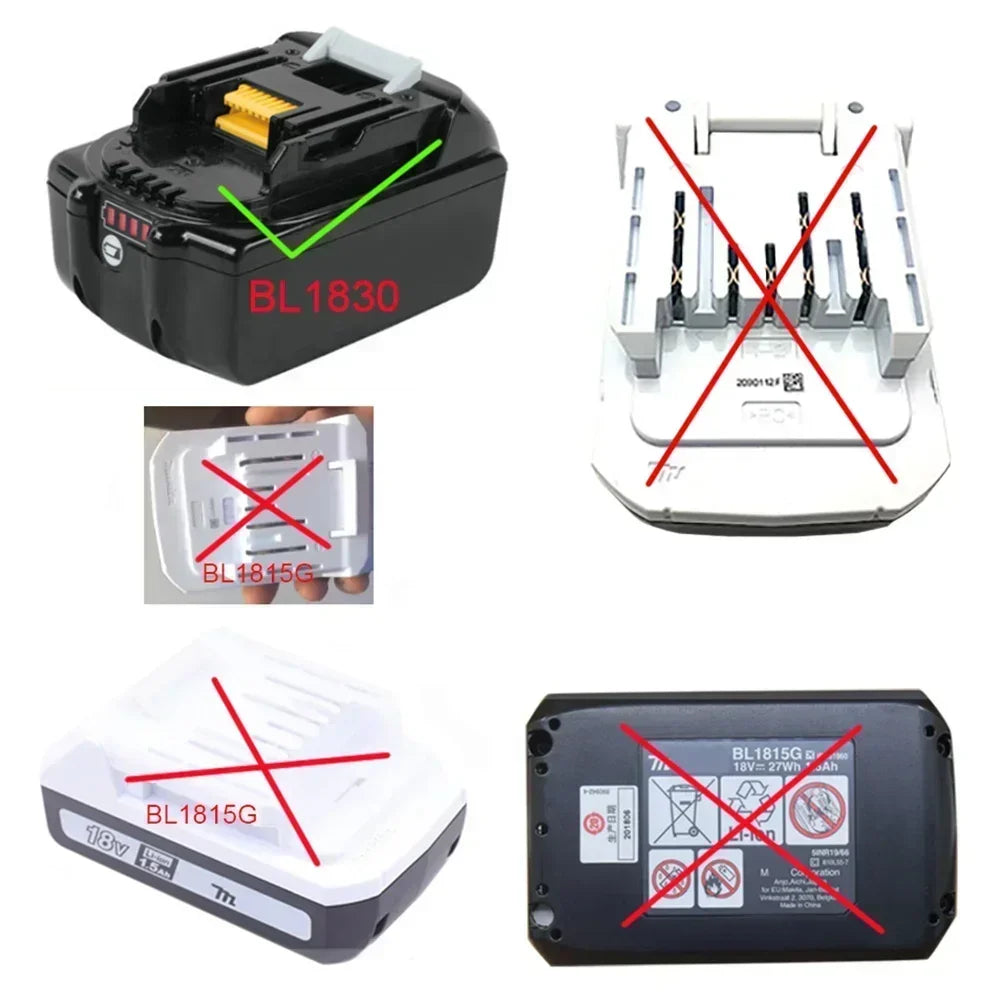 HTB18MTL Battery Adapter – Hitachi 18V to Makita LXT 18V Battery Adapter Babs