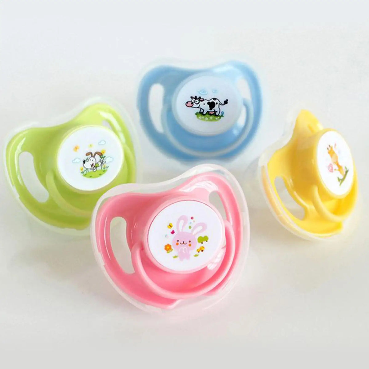 4-Pack Butterfly Silicone Pet Pacifiers for Kittens & Puppies Pet Chew Toy Babs