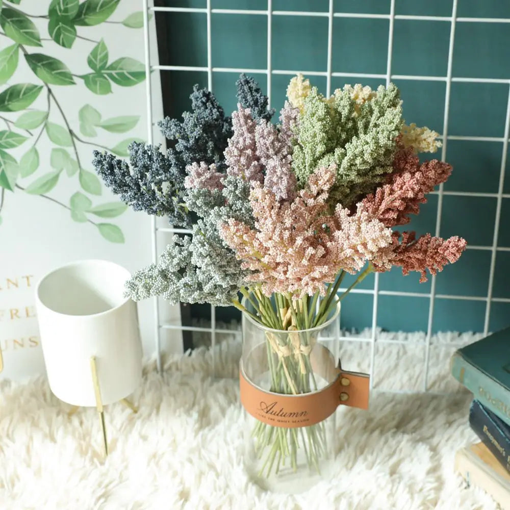 Artificial Foam Lavender Bouquet – Wedding & Home Decor Gift Artificial Flower Bouquet Babs