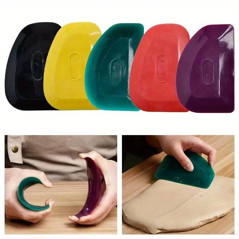 Pottery Clay Rubber Scraper Cutter – DIY Ceramic Sculpting Tool Clay Sculpting Tool Babs