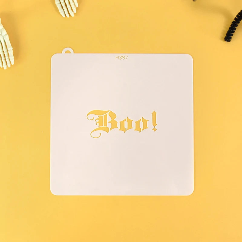 Halloween Cookie Cake Stencils – Fondant Mold Baking Tool Cookie Stencil Mold Babs Stencil-A