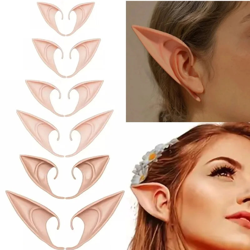 Silicone Elf Ears Cosplay Fairy Vampire Elven Costume Props Costume Ear Props Babs