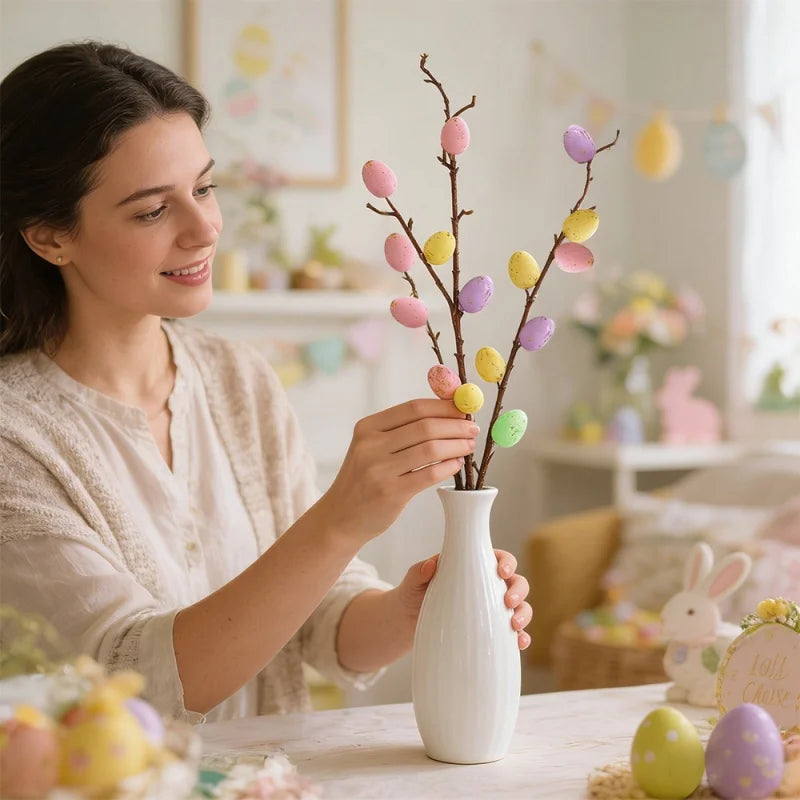 Artificial Berry Easter Egg Flower Bouquet – DIY Home Decor Artificial Flower Bouquet Babs