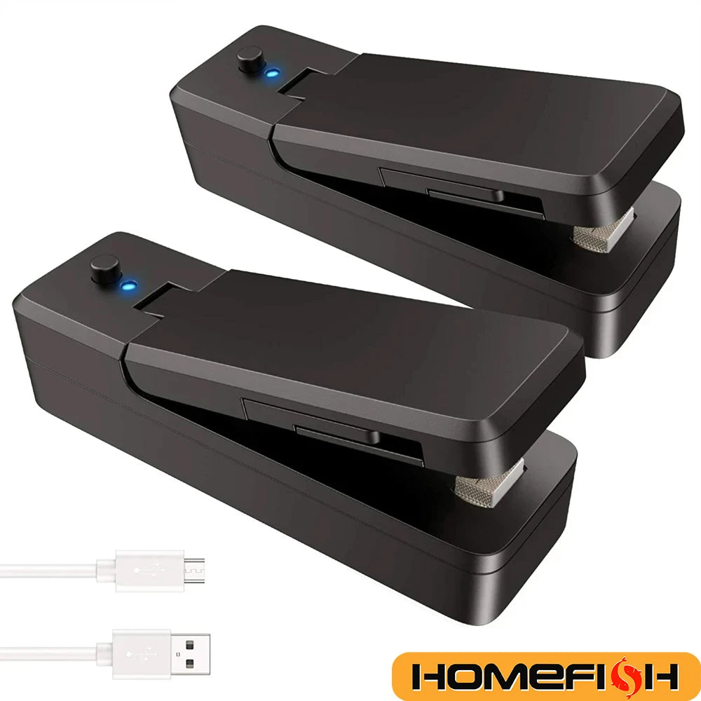 2-in-1 Mini Rechargeable Heat Bag Sealer & Cutter | Portable Heat Bag Sealer Babs
