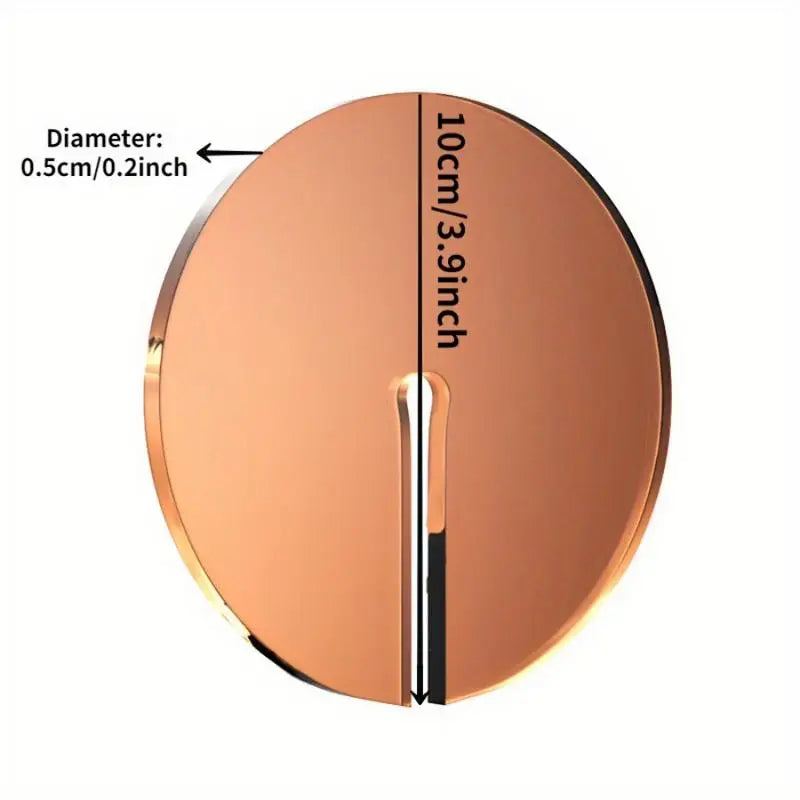 4-Pack Acrylic Coasters – Heat-Resistant Light Luxury Round Mats Acrylic Coaster Set Babs