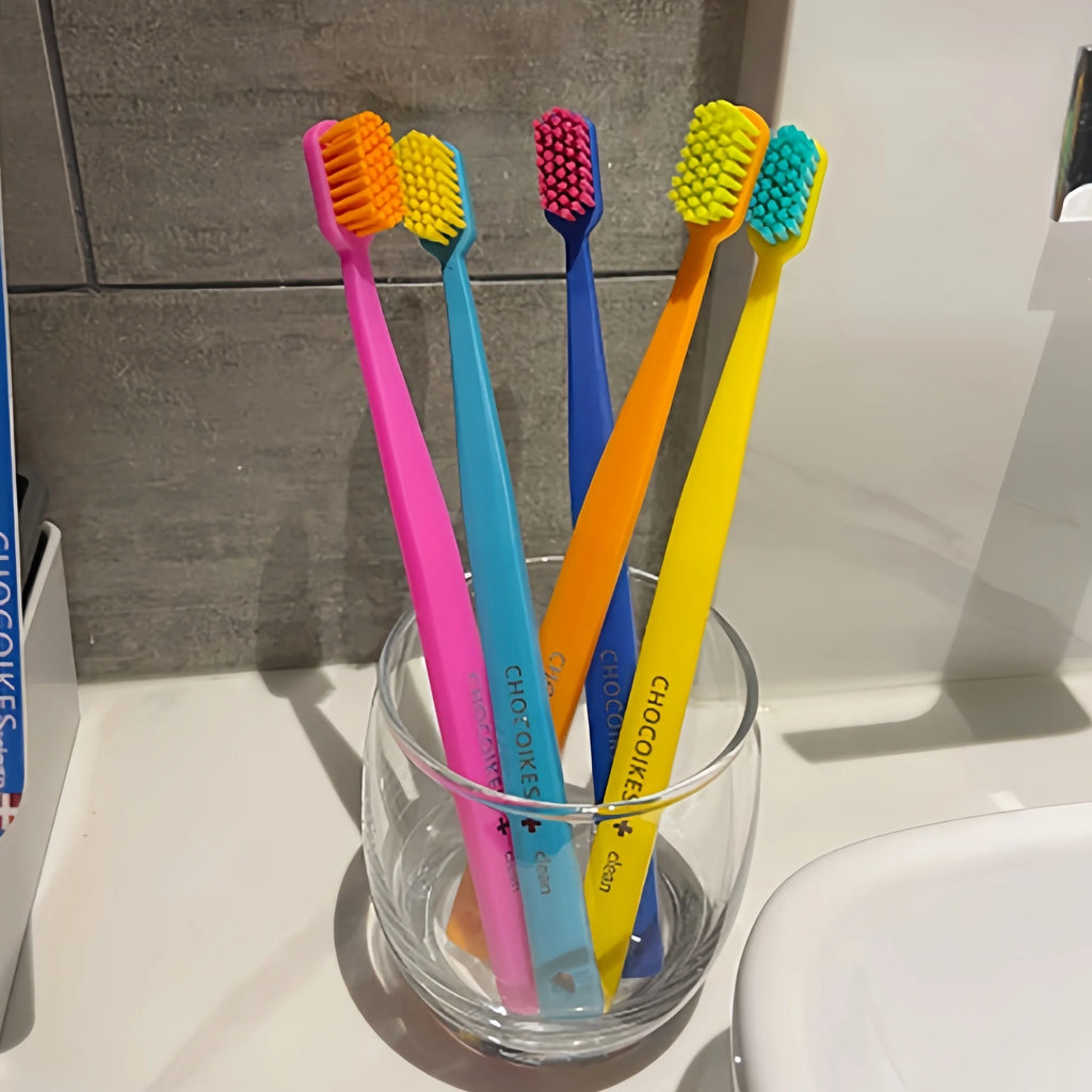 5-Pack Soft Nylon Toothbrush Set – Travel & Hotel Ready Toothbrush Set Babs