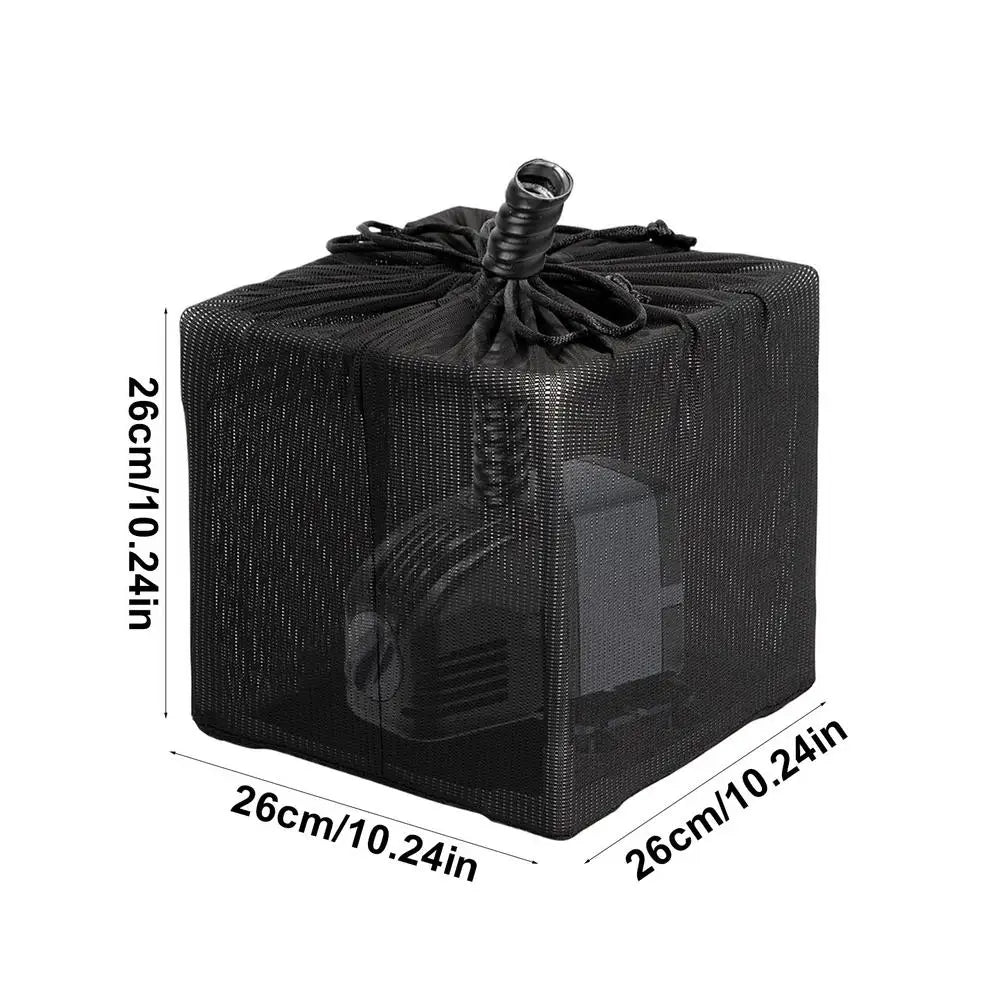 Pond Pump Mesh Filter Bag with Drawstring – Anti-Clog Cover Pond Pump Filter Bag Babs 1pcs