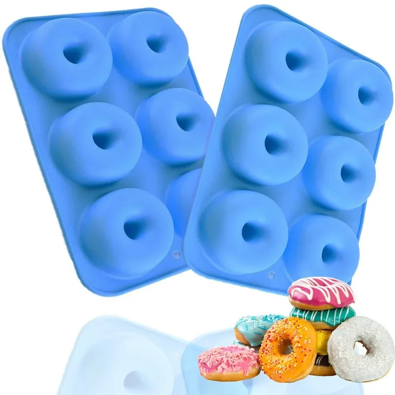 Silicone Donut Mold 6-Cavity – Non-Stick Food Grade Baking Pan Silicone Donut Mold Babs
