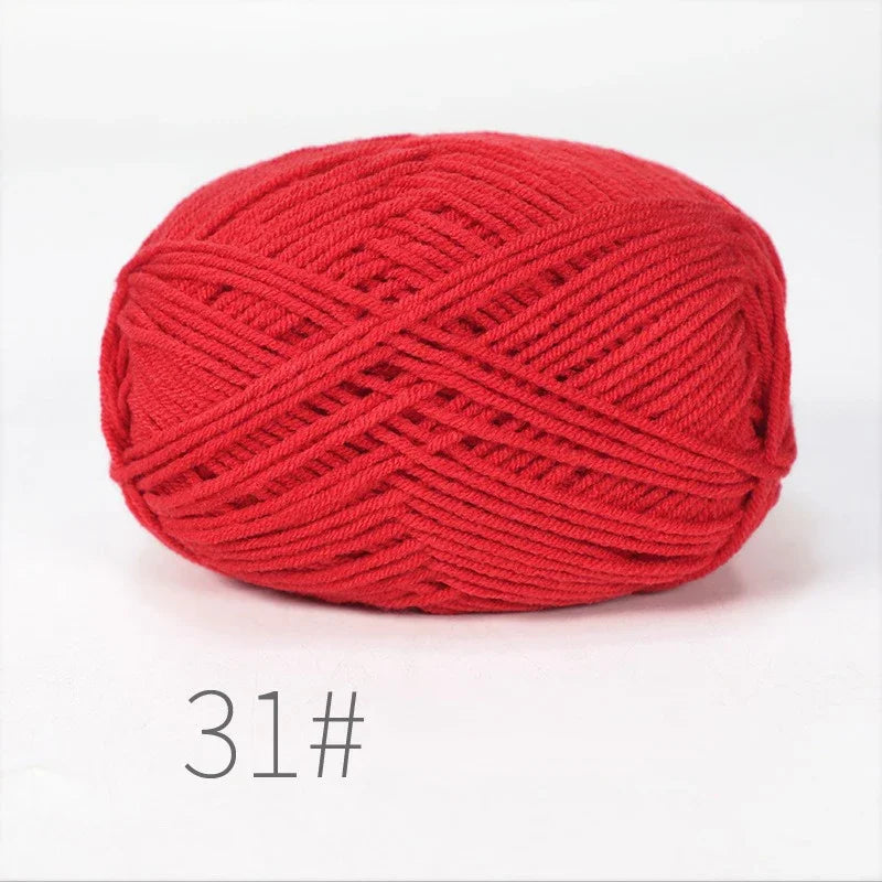 10 Balls 500g Soft Milk Cotton Yarn for Knitting & Crochet