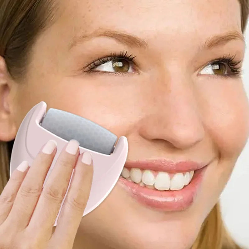 2-in-1 Heart-Shaped Ice Roller Facial & Eye Massager Facial Ice Roller Babs
