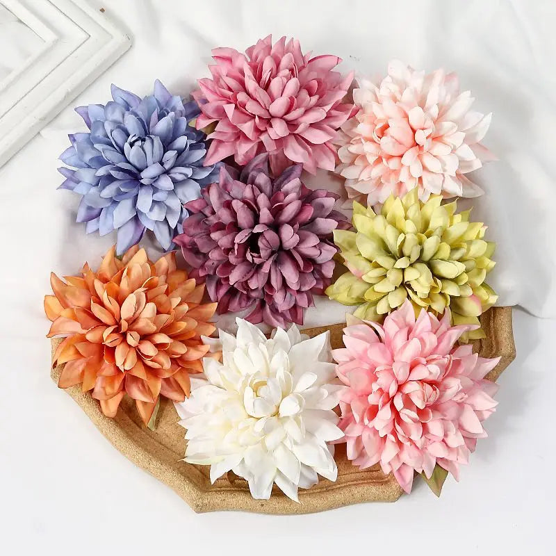Silk Gerbera Artificial Flowers 5/10Pcs – Wedding & Home Decor Artificial Silk Flowers Babs