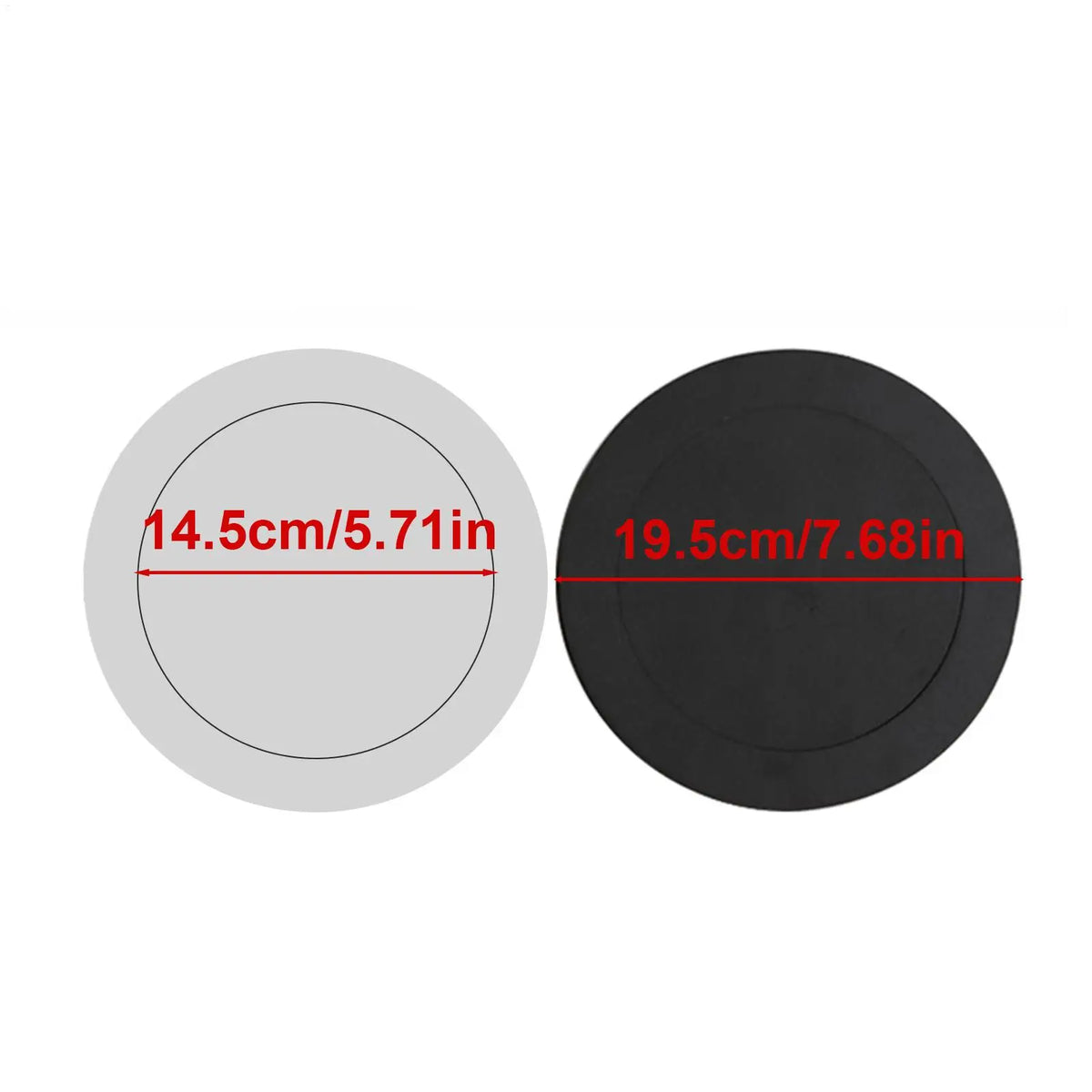 6.5" Car Speaker Foam Baffle Rings – Self-Adhesive Bass Speaker Foam Baffle Babs