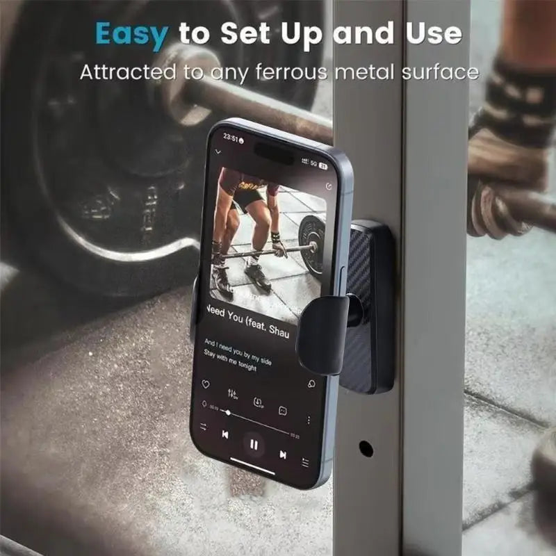 360° Magnetic Phone Holder for Golf Cart, Gym & Fridge Magnetic Phone Mount Babs