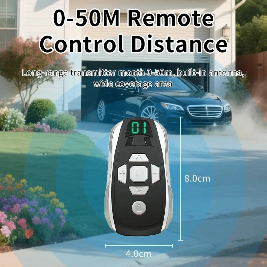 20-Channel Rechargeable Garage Door Remote Duplicator 300-915MHz Remote Duplicator Babs
